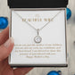 Eternal Love Necklace - You Are Not Just The Mother Of Our Children You Are Also My Rock