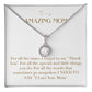 Eternal Love Necklace - For All The Times I Forgot to Say Thank You