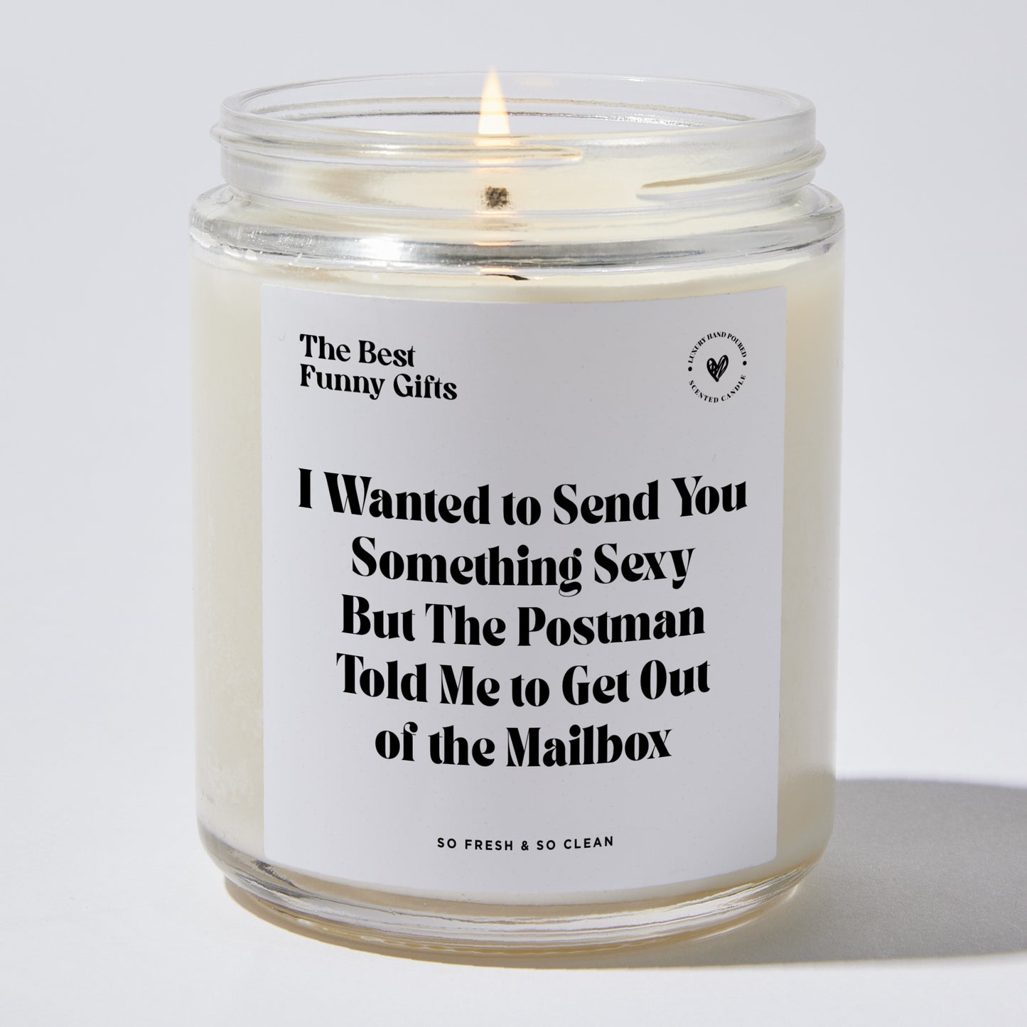 Anniversary Present - I Wanted to Send You Something Sexy but the Postman Told Me to Get Out of the Mailbox - Candle