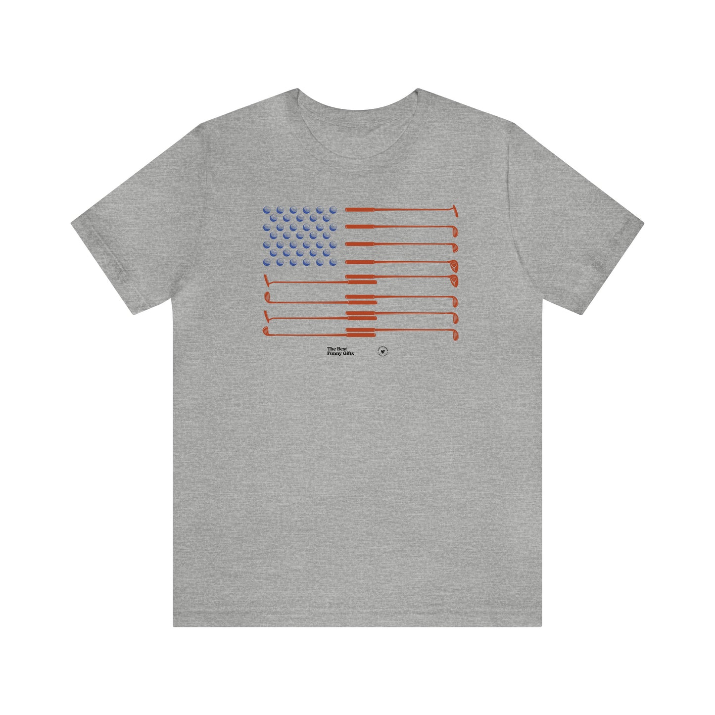 Mens T Shirts - Golf Flag - Funny Men T Shirts