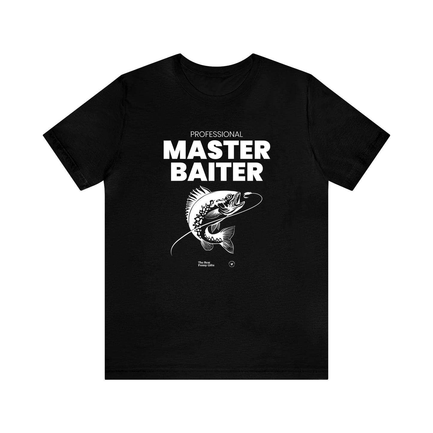 Mens T Shirts - Professional Master Baiter - Funny Men T Shirts
