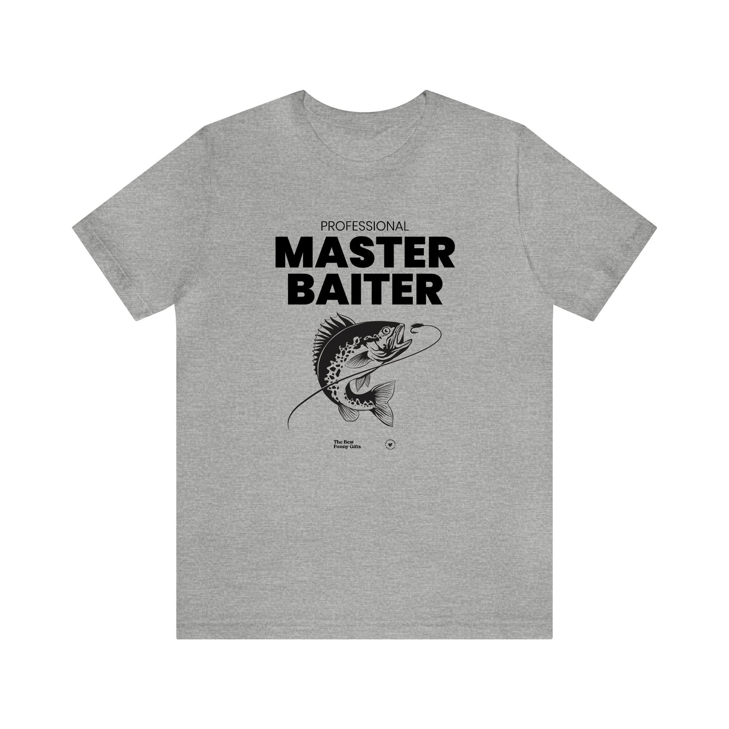 Mens T Shirts - Professional Master Baiter - Funny Men T Shirts