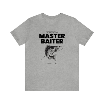 Mens T Shirts - Professional Master Baiter - Funny Men T Shirts